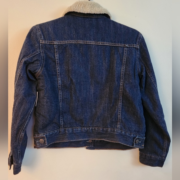 GAP denim sherpa jacket large - Picture 8 of 8